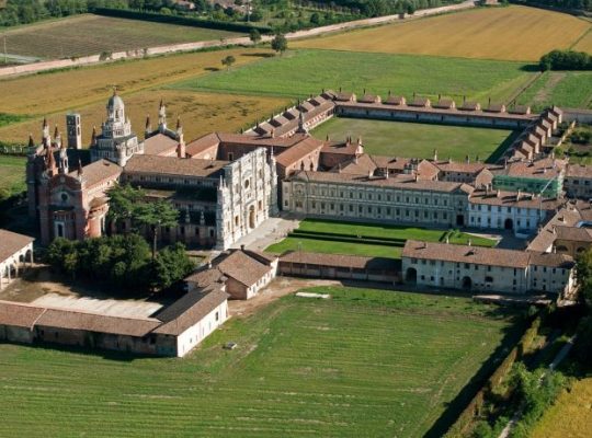 certosa di pavia drone